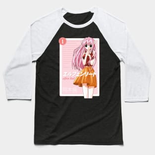 Elfen Lied Lucy Fanart Baseball T-Shirt